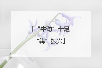 “牛劲”十足“犇”振兴