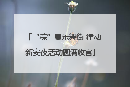“粽”夏乐舞街 律动新安夜活动圆满收官