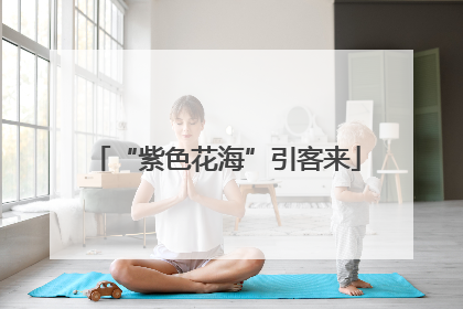 “紫色花海”引客来