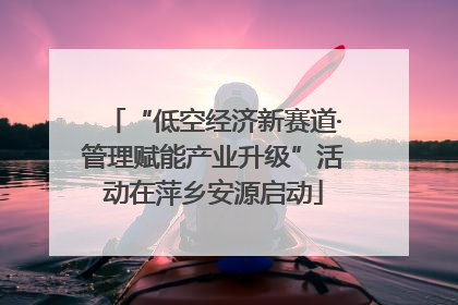 “低空经济新赛道·管理赋能产业升级”活动在萍乡安源启动