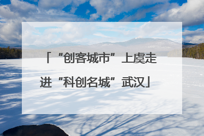 “创客城市”上虞走进“科创名城”武汉