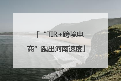 “TIR+跨境电商”跑出河南速度