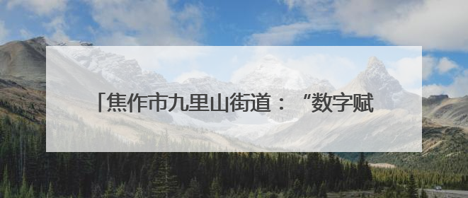 焦作市九里山街道：“数字赋能”助力党员档案电子化管理