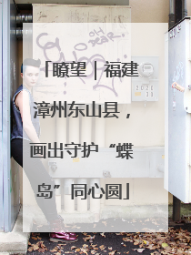 瞭望｜福建漳州东山县，画出守护“蝶岛”同心圆