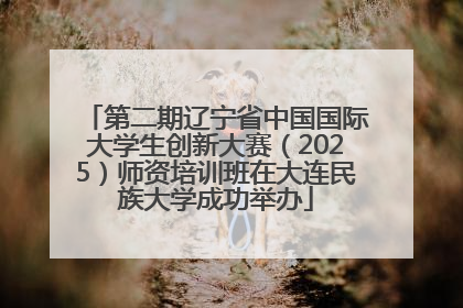 第二期辽宁省中国国际大学生创新大赛（2025）师资培训班在大连民族大学成功举办