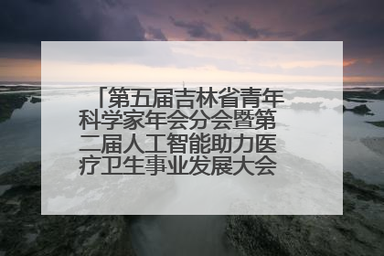 第五届吉林省青年科学家年会分会暨第二届人工智能助力医疗卫生事业发展大会在长春召开