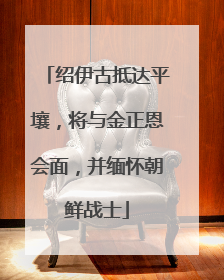 绍伊古抵达平壤，将与金正恩会面，并缅怀朝鲜战士
