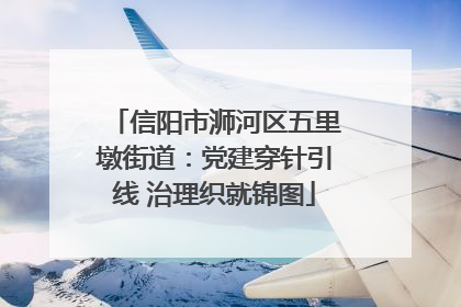信阳市浉河区五里墩街道：党建穿针引线 治理织就锦图
