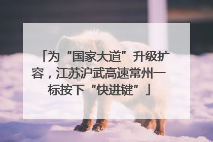 为“国家大道”升级扩容，江苏沪武高速常州一标按下“快进键”