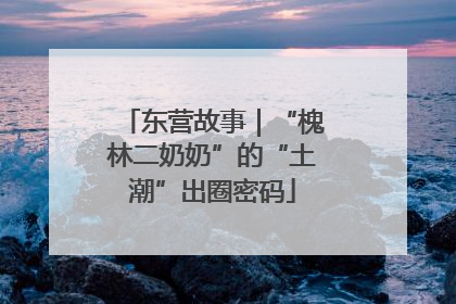 东营故事｜“槐林二奶奶”的“土潮”出圈密码