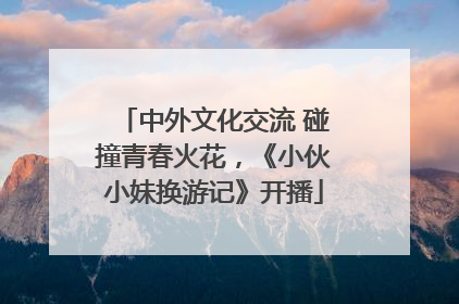 中外文化交流 碰撞青春火花，《小伙小妹换游记》开播