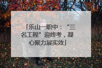 乐山一职中：“三名工程”迎终考，凝心聚力展实效