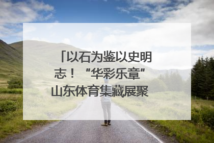 以石为鉴以史明志！“华彩乐章”山东体育集藏展聚焦“岱石丹心”