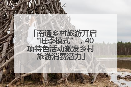 南通乡村旅游开启“旺季模式”，40项特色活动激发乡村旅游消费潜力