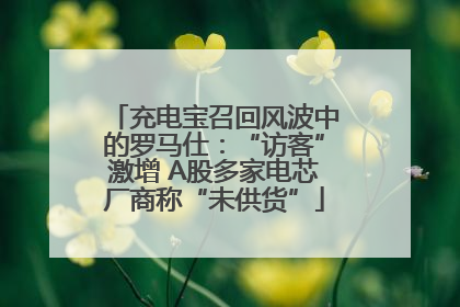 充电宝召回风波中的罗马仕：“访客”激增 A股多家电芯厂商称“未供货”