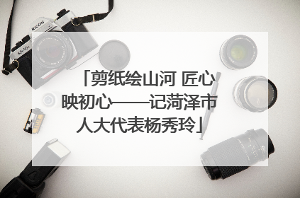 剪纸绘山河 匠心映初心——记菏泽市人大代表杨秀玲