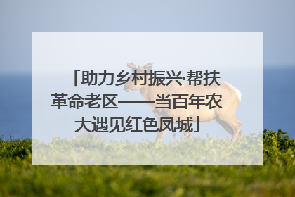 助力乡村振兴·帮扶革命老区——当百年农大遇见红色凤城