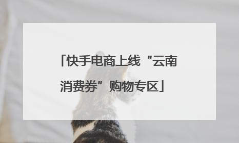 快手电商上线“云南消费券”购物专区