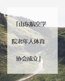 山东航空学院老年人体育协会成立