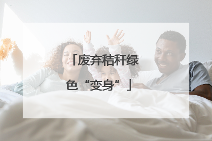 废弃秸秆绿色“变身”