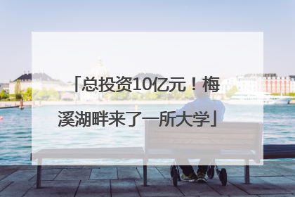 总投资10亿元！梅溪湖畔来了一所大学