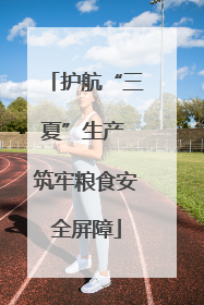 护航“三夏”生产 筑牢粮食安全屏障