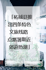 柘城县推出四条特色文旅线路 点燃暑期近郊游热潮