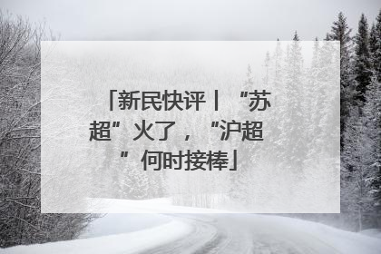新民快评丨“苏超”火了，“沪超”何时接棒