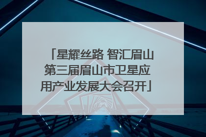 星耀丝路 智汇眉山 第三届眉山市卫星应用产业发展大会召开