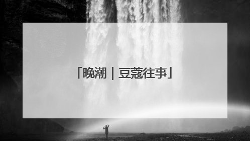 晚潮｜豆蔻往事