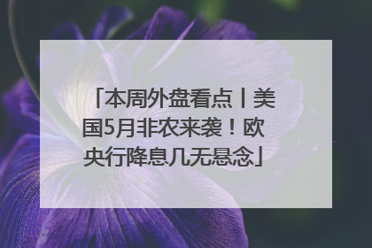 本周外盘看点丨美国5月非农来袭！欧央行降息几无悬念