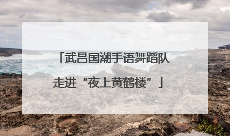 武昌国潮手语舞蹈队走进“夜上黄鹤楼”
