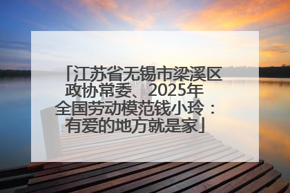 江苏省无锡市梁溪区政协常委、2025年全国劳动模范钱小玲：有爱的地方就是家