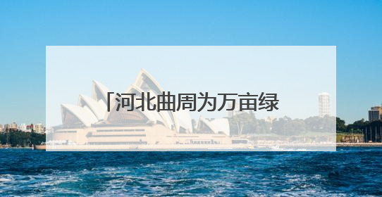 河北曲周为万亩绿色“吨半粮”示范基地创建指挥田机制