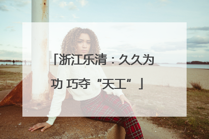 浙江乐清：久久为功 巧夺“天工”