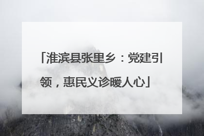 淮滨县张里乡：党建引领，惠民义诊暖人心