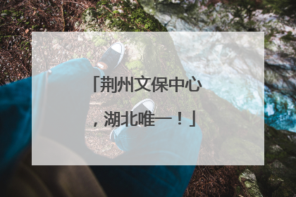 荆州文保中心，湖北唯一！