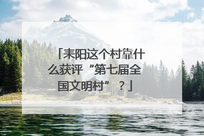 耒阳这个村靠什么获评“第七届全国文明村”？