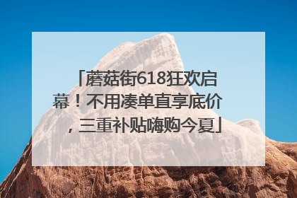蘑菇街618狂欢启幕！不用凑单直享底价，三重补贴嗨购今夏