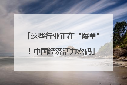 这些行业正在“爆单”！中国经济活力密码
