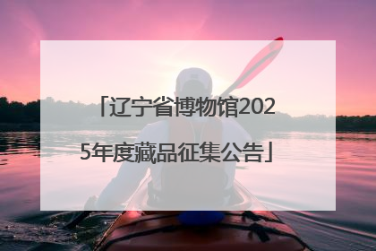 辽宁省博物馆2025年度藏品征集公告