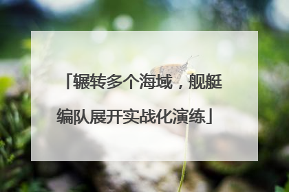 辗转多个海域，舰艇编队展开实战化演练
