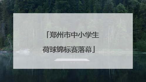 郑州市中小学生荷球锦标赛落幕