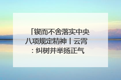 锲而不舍落实中央八项规定精神丨云霄：纠树并举扬正气 作风建设谱新章