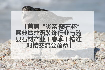 首届“炎帝·随石杯”盛典暨建筑装饰行业与随县石材产业（春季）精准对接交流会落幕