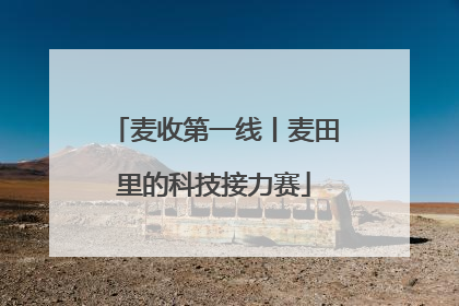 麦收第一线丨麦田里的科技接力赛