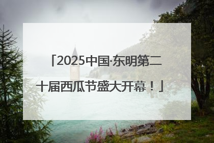 2025中国·东明第二十届西瓜节盛大开幕！