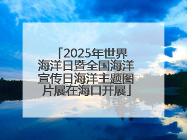 2025年世界海洋日暨全国海洋宣传日海洋主题图片展在海口开展
