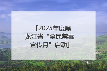 2025年度黑龙江省“全民禁毒宣传月”启动