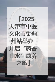 2025天津市中医文化市集蓟州站举办 开启“药香山水”康养之旅